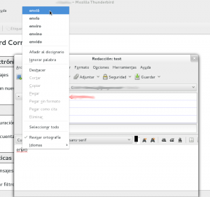 Menu contextual de thunderbird sin error