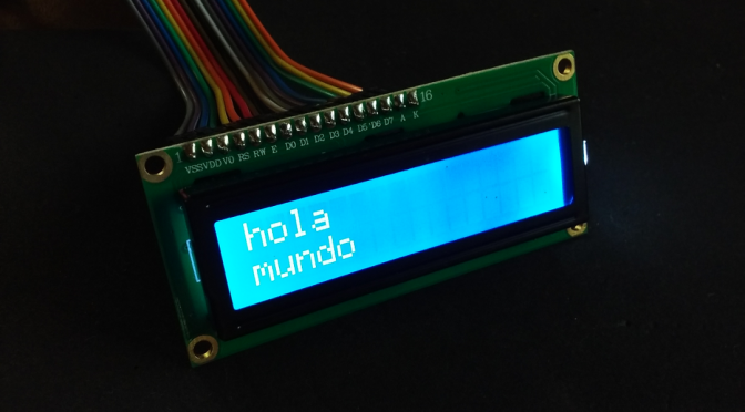 Conectar una pantalla LCD a Ícaro